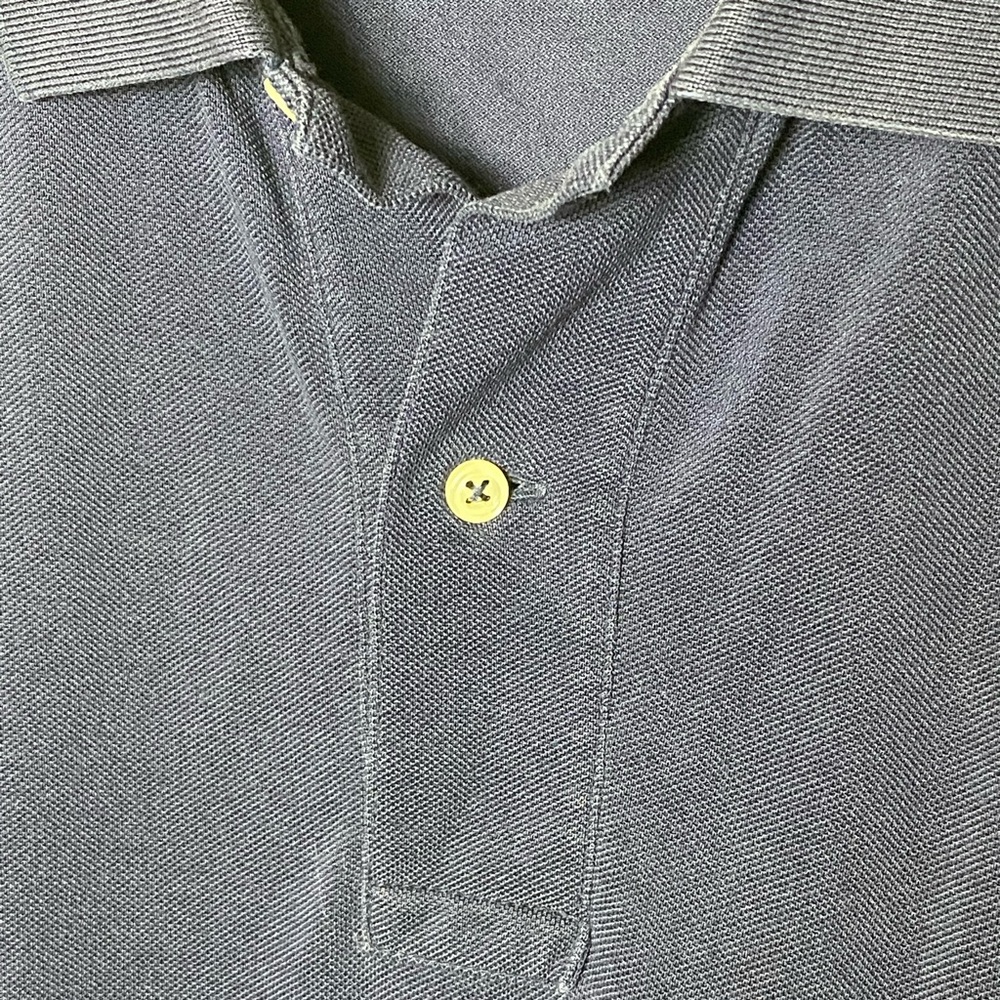Vintage Polo Ralph Lauren Solid Navy Blue - Picture 5 of 5
